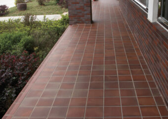 Environmental protection application of clay brick tiles on pavement