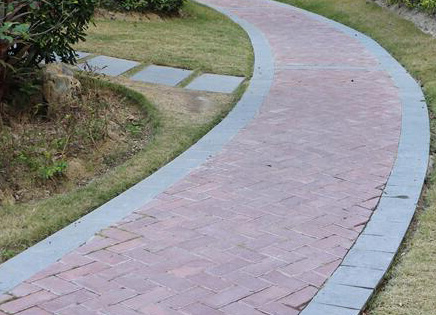 Sintered pavement bricks and sidewalks