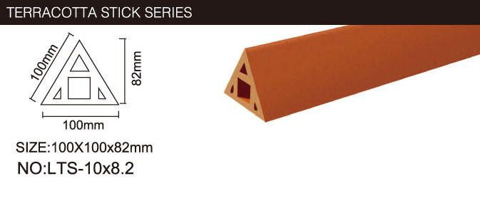 Hollow Structure Terracotta Wall Clay Baguette